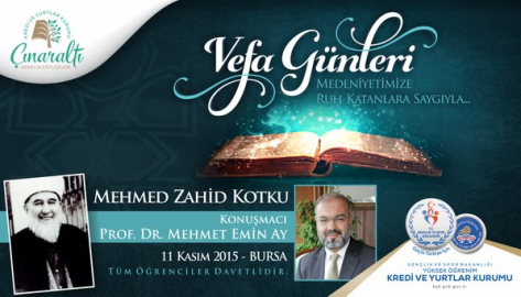 Yurtkur'dan Bursa'da Nakşibendi şeyhine vefa günü
