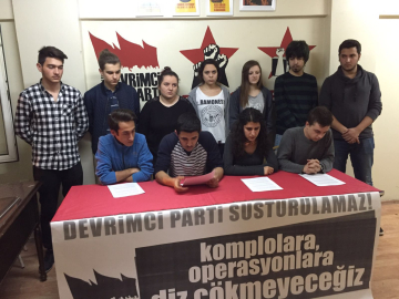 Devrimci Parti'ye yönelik baskılar protesto edildi