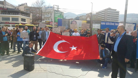 Metal işçileri Kent Meydanı'na indi