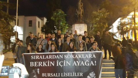 Bursa’da liseliler Berkin Elvan’ı unutmadı