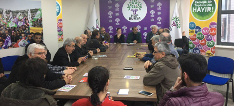 Bursa Demokrasi Güçleri'nden HDP ile dayanışma