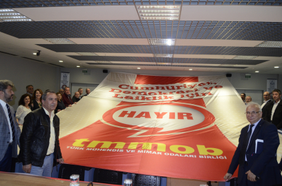 Evet'e serbest, TMMOB'ye yasak!