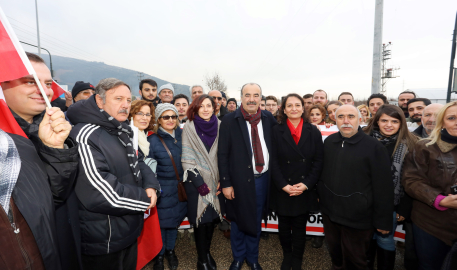 Hayri Türkyılmaz'a Mudanya'da coşkulu karşılama