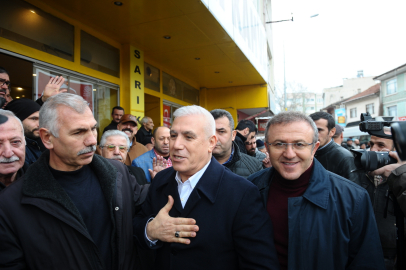 Bozbey ve İnce'ye Gürsu'da yoğun ilgi