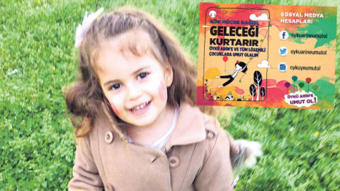 Bursa ilik nakli bekleyen Öykü Arin için seferber oluyor