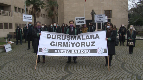 Avukatlar bugün duruşmalara girmedi