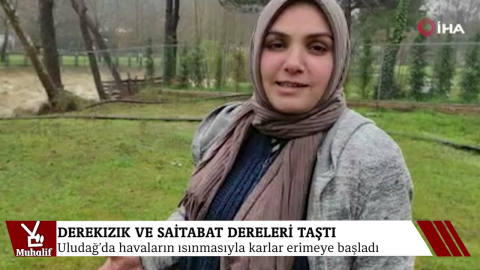 Bursa'da sağanak yağış dereleri taşırdı