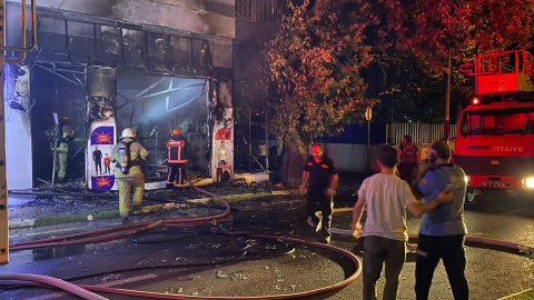 Bursa'da eski koca işyeri kundakladı iddiası