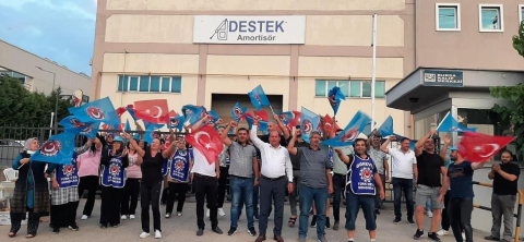 Bursa’da Türk Metal Sendikası'na üye olan 100 işçi işten atıldı