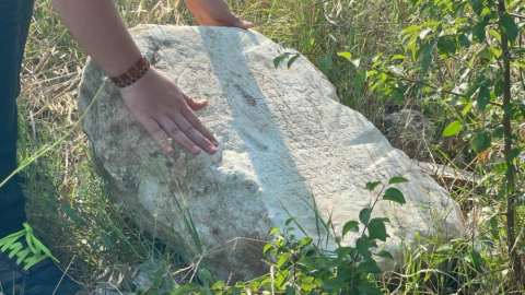 Bursa'da 2 bin yıllık kitabe bulundu