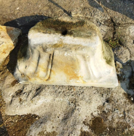 Bursa'da göl kıyısında tarihi eser bulundu
