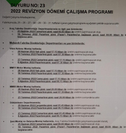 Bursa’daki Renault fabrikasında 24 günlük üretim duruşu başladı