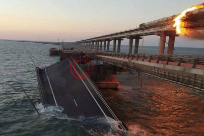 Kırım ile Rusya'yı birbirine bağlayan Kerç Köprüsü'nde patlama meydana geldi
