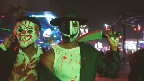 Suudi Arabistan'da Cadılar bayramı kutlamalarından çarpıcı görüntüler...