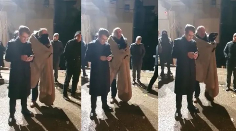 AKP'li Canikli depremzedenin tepkisine eline telefon alarak yanıt verdi