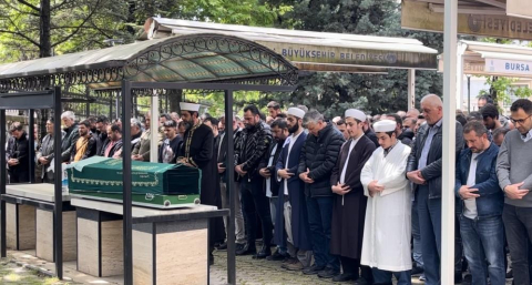 Bursa'da iş kazasında hayatını kaybeden işçi son yolculuğuna uğurlandı