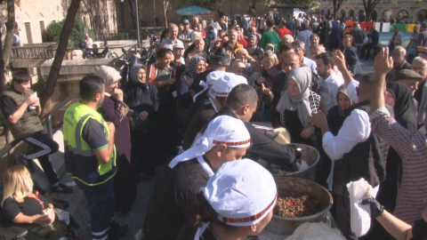 Bursa'da et dürüm izdihamı!
