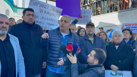 Bursa'da köylüler rüzgar santrali toplantısını engelledi