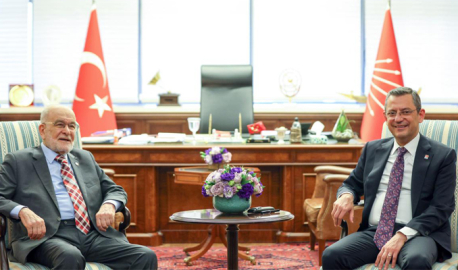Özgür Özel, Karamollaoğlu ile görüştü