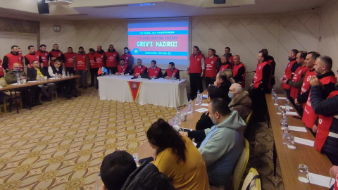 Birleşik Metal-İş, 37 fabrikada 19 Ocak'ta greve çıkıyor