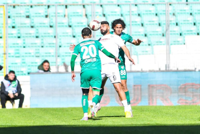 Bursaspor evinde yine gülemedi!