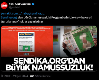 Yeni Akit gazetesi, yayın kurulu üyelerinin isimlerini yayımlayarak Sendika.Org’u hedef gösterdi