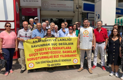 Bursa'da ÇEDES eylemi: Ailelerden habersiz çocuklar tarikata götürülmüş