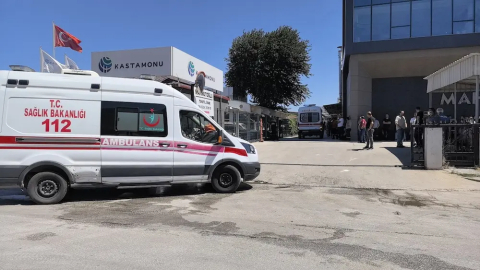 Bursa'da kimyasal sızıntı: 11 işçi hastanede