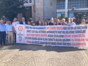 TÖB-SEN Bursa "Laiklik kırmızı çizgimizdir"