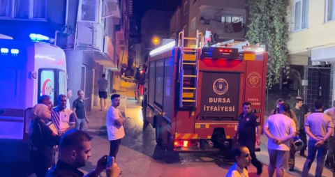 Bursa'da benzin bidonu patladı, mahalle ayağa kalktı