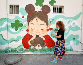 Osmangazi’nin duvarlarında sanat var