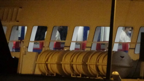 Bursa'da vapurun tuvalet kısmında sır ölüm