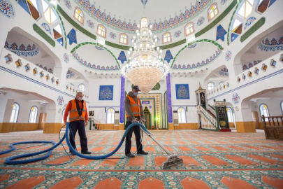 Nilüfer'deki 137 ibadethanede detaylı temizlik