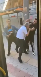 Bursa'da otobüsteki kavga sokağa taştı