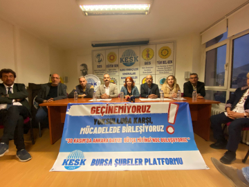 KESK'in Ankara Mitingine Bursa'dan çağrı