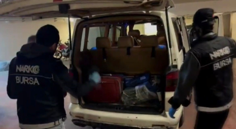 Bursa'da tarihi uyuşturucu operasyonu