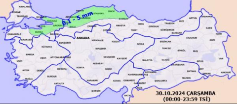 Meteorolojiden Bursa'ya sağanak uyarısı