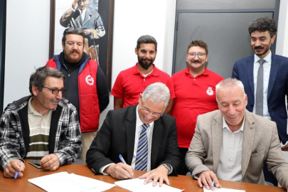 Mudanya Belediyesi'nde toplu sözleşme imzalandı