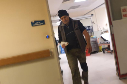 Bursa'da spiral makinesi ile boru kesmeye çalışan kişi elini kesti