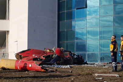 Muğla Eğitim ve Araştırma Hastanesine çarpan helikopter düştü: 4 kişi hayatını kaybetti