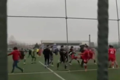 Bursa'da amatör ligde kavga