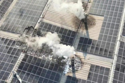 Bursa'da tekstil fabrikasında yangın çıktı