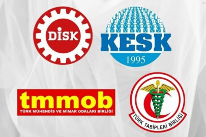 DİSK, KESK, TMMOB ve TTB'den gazetecilerin gözaltına alınmasına tepki