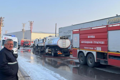 Bursa'daki 2 fabrika alevlere teslim oldu