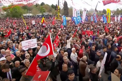 Konya'da Millet İradesine Saygı mitingi