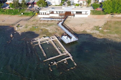Papa 14. Leo'nun ziyaret edeceği İznik'teki tarihi Bazilika havadan görüntülendi
