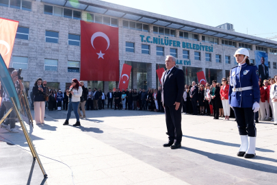 Nilüfer’de 19 Mayıs kutlamaları çelenk sunma töreni ile başladı
