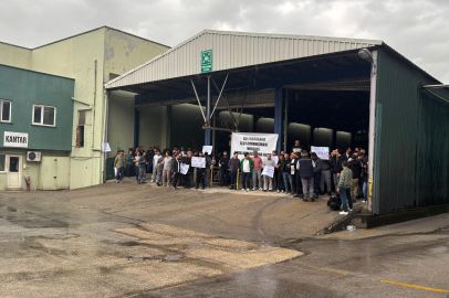 Bursa'da Aroma işçileri iş bıraktı