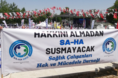 SAHADER: Sağlık emekçileri için adalet ve onurlu yaşam artık gecikemez!