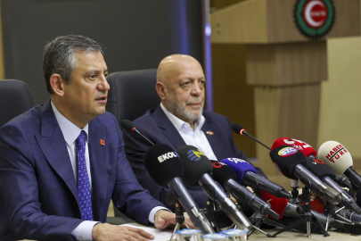 Özgür Özel'den Hak-İş'e 'asgari ücret' ziyareti